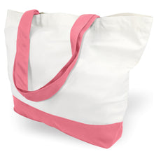 TOPDesign 1 | 3 | 6 | 12 | 24 Pack Super Strong Large 12oz Cotton Canvas Tote Bag, Reusable Grocery Shopping Cloth Bag, Fashionable Two-Tone Tote for Crafts, DIY Your Creative Designs (Pack of 1)