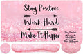 4 Pcs Pink Stay Positive