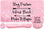 4 Pcs Pink Stay Positive