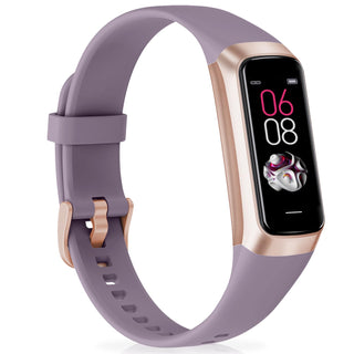 Fitness Tracker, Activity Trackers with 24/7 Heart Rate, Blood Oxygen Blood Pressure Sleep Monitor, Step Counter with 1.1" AMOLED Touch Color Screen, Calorie Pedometer Health Smart Watch for Women Men