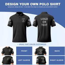Custom Polo Shirts for Men Women Design Your Own Text Logo Image Personalized Printed Golf Work Shirts Business Casual