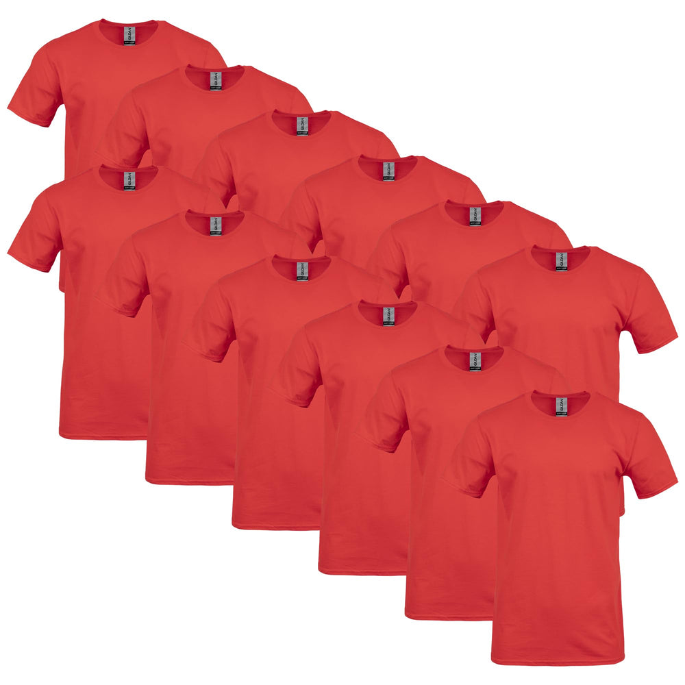 Gildan Adult Softstyle Cotton T-Shirt, Style G64000, Multipack