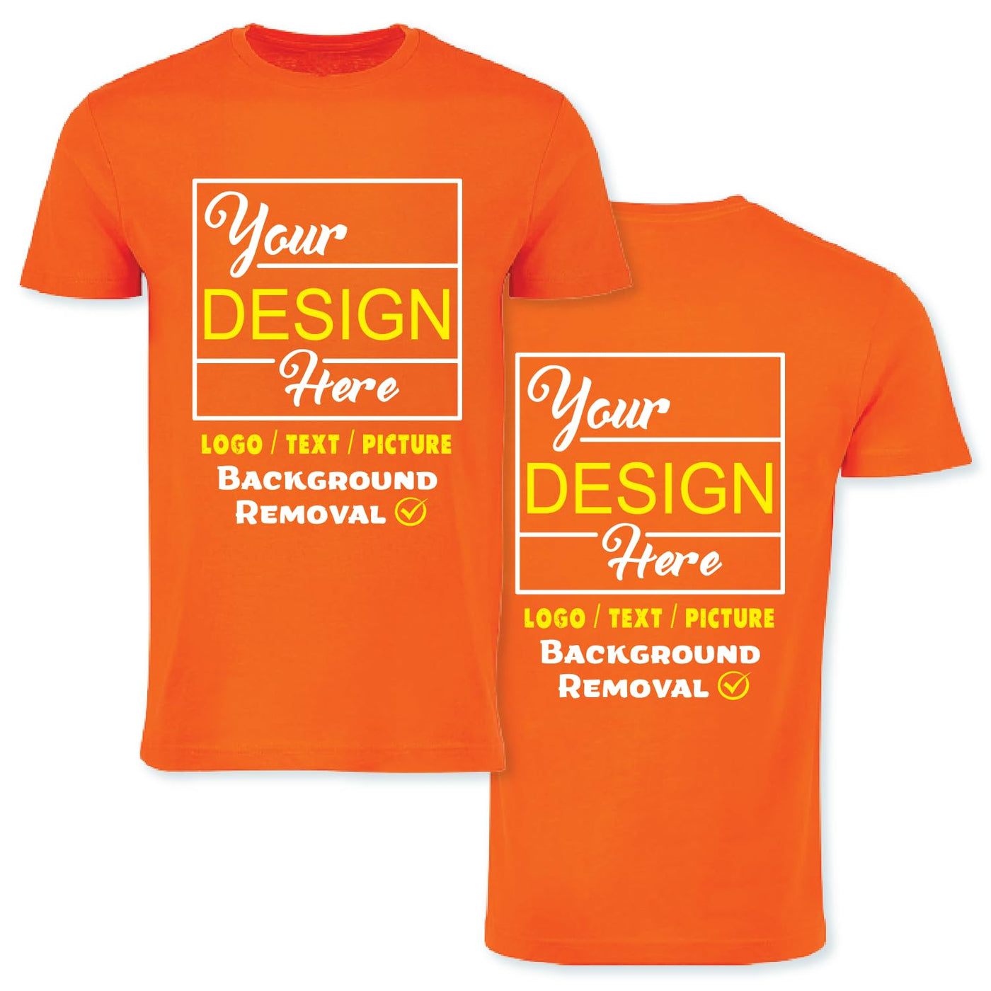 Personalized Image/Text for Your Company/Wedding/Greetings with Digital Printing | Unisex Adult | Custom T-Shirt