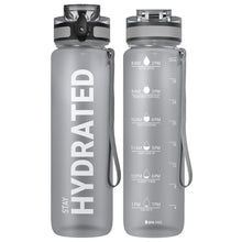 Sahara Sailor Water Bottle 32oz, Durable and Leakproof Water Bottles Motivational with Time Marker, Tritan, BPA Free, Wide Mouth with Easy Clean Brush for Gym, Travel, Home, School, Office (1 Bottle)