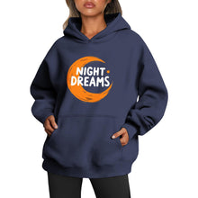 Womens 2025 Oversized Hoodie Graphic Pullover Sweatshirt Fall Winter Long Sleeve Warm Casual Top with Kangaroo Pocket