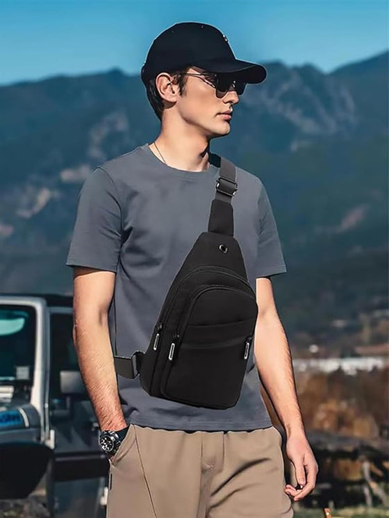 EVANCARY Small Sling Bag Crossbody Bags for Women Men, Sling Backpack Chest Daypack Cross Body Bag for Travel Outdoor - hover image