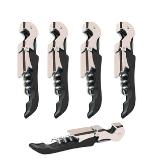 Kit-Home Professional Waiter Corkscrew Wine Openers Set (4 PCS),Upgraded with Heavy Duty Stainless Steel Hinges Wine Key for Restaurant Waiters, Sommelier, Bartenders