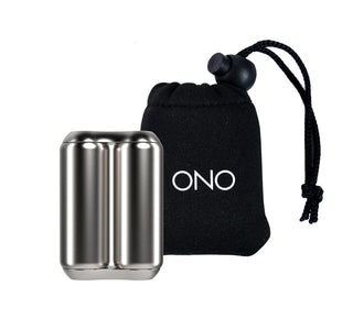ONO Roller - Handheld Fidget Toy for Adults | Help Relieve Stress, Anxiety, Tension | Promotes Focus, Clarity | Compact, Portable Design (Black, Junior Size - ABS Plastic)
