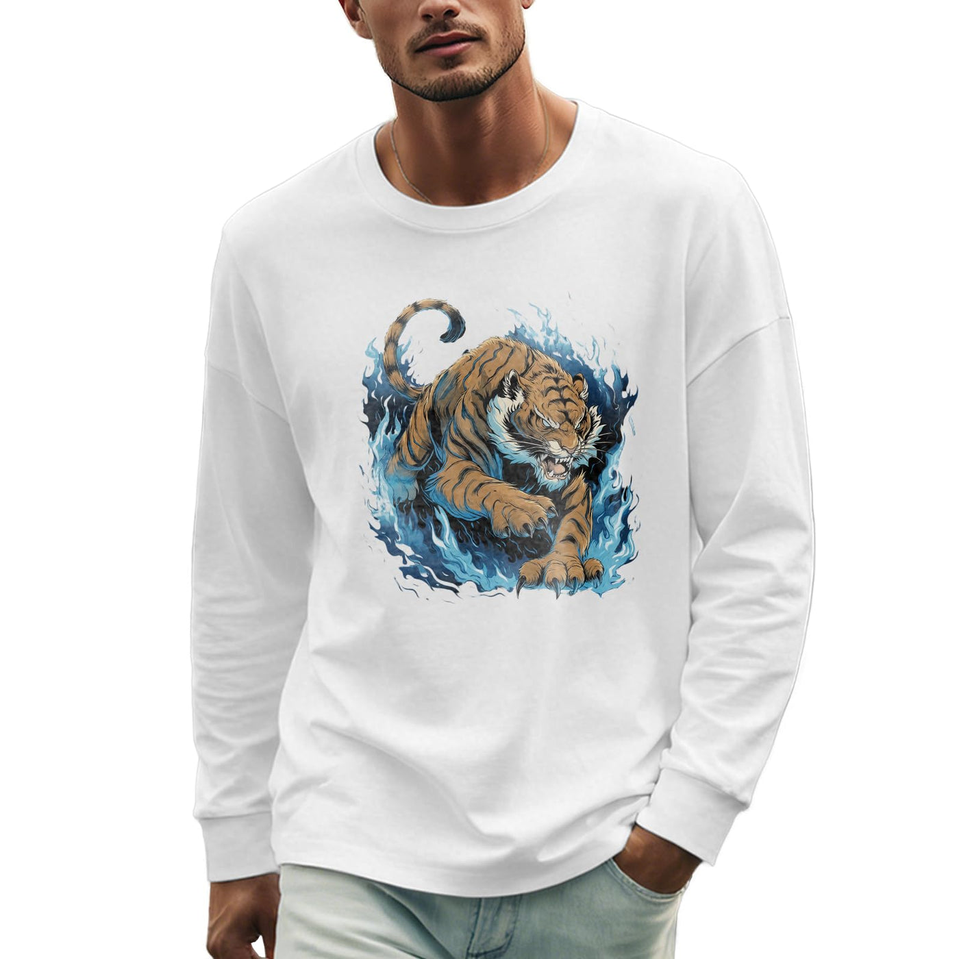 domirica Oversized Solid Cotton Blend Graphic Mens Hoodies Pullover Crewneck Long Sleeve Loose Fit Soft Sweatshirts