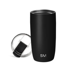 Simple Modern Voyager Tumbler with Flip Lid | Travel Coffee Mug | Insulated Stainless Steel Cold Brew Iced or Hot Coffee Cup | Gifts for Women Men Her Him | 16oz, Almond Birch