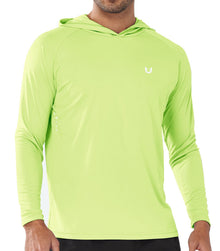 NORTHYARD Men's UPF 50+ Rash Guard Hoodie Long Sleeve Sun Protection Shirt Fishing Swim Beach Hiking Quick Dry Lightweight