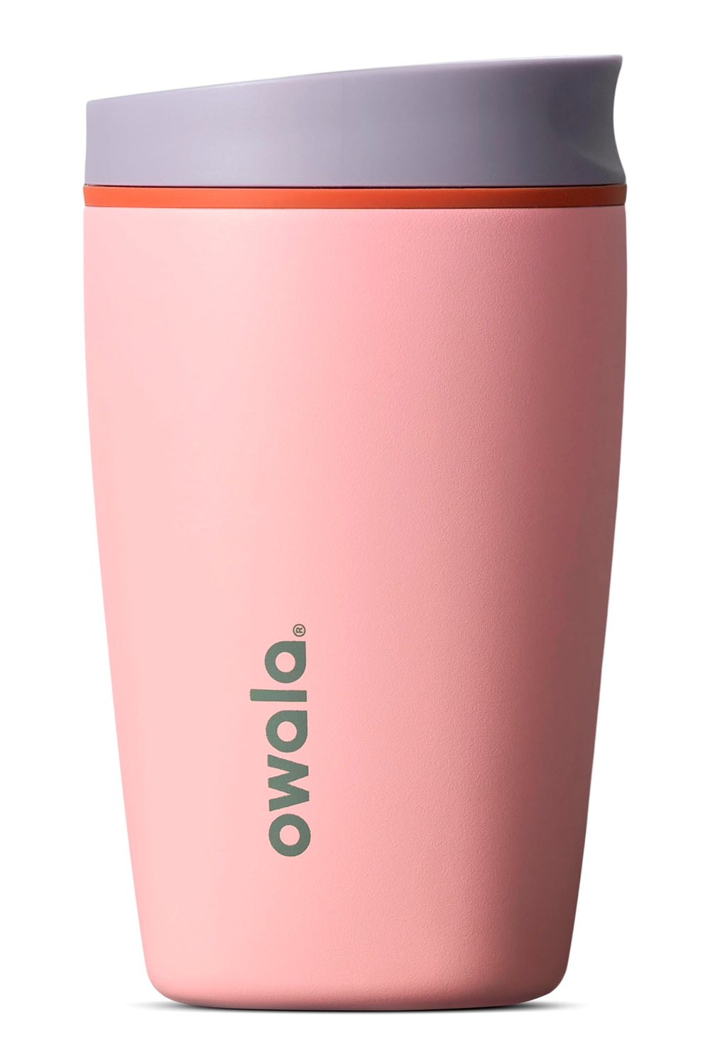 Owala SmoothSip Slider Insulated Stainless Steel Coffee Tumbler, Reusable Iced Coffee Cup, Hot Coffee Travel Mug, BPA Free 20 oz, Vanilla Bean