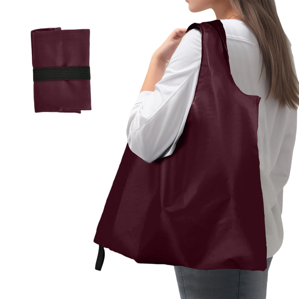 Washable Reusable Grocery Bags, Foldable Reusable Shopping Bags, Polyester Tote, Pocket Size Carrier