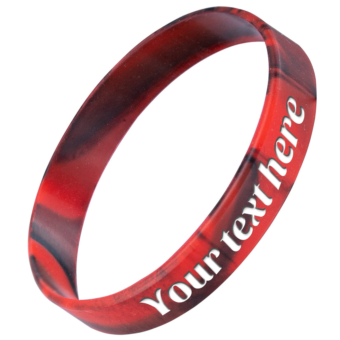 Custom Rubber Bracelet 1/10/30/50/100 ct Personalized Silicone Wristbands Customizable Debossed for Motivation, Events, Gifts, Promotions, Party, Awareness