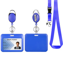 Retractable ID Badge Holder with Breakaway Lanyard,Heavy Duty Badge Reel,Detachable Keychain, Cruise Ship Cards Holder,for Nurse Officer Teacher Security Staff Women Men