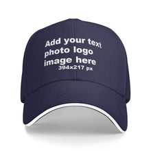 Custom Baseball Hats for Men & Women - Add Text/Photo/Logo - Adjustable Breathable Outdoor Hat, Sports & Casual- Bulk Supply