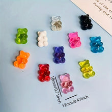 10pcs Gummy Bear Fridge Magnets | Strong Small Cute Fun Decorative | Office Kitchen Locker Whiteboard Organization