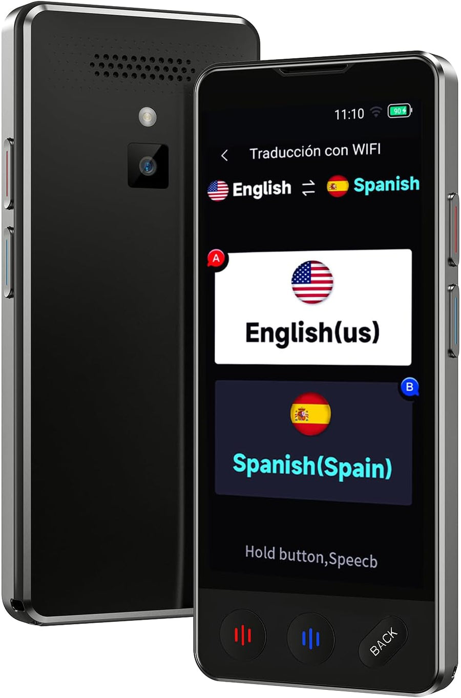 AI Language Translator Device, 2026 Upgraded VORMOR Translator No WiFi Needed, Support ChatGPT, Instant Two-Way 150 Languages Translation, Offline/Photo Translation for Business Travel