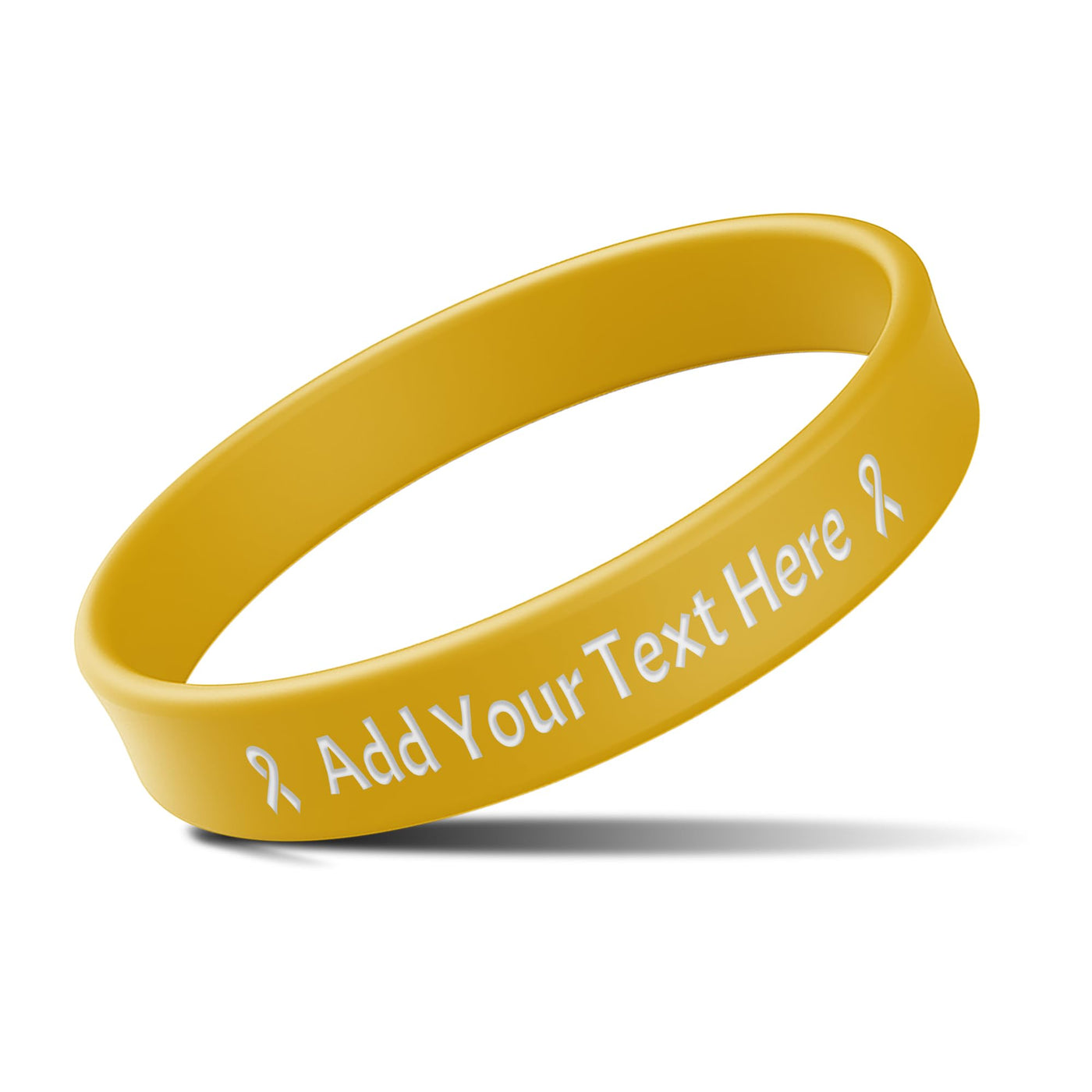 Custom Rubber Bracelets with Text Logo Clipart Customizable Bracelet Personalized 1/2 Inch Silicone Wristbands for Awareness, Events, Support, Promotions
