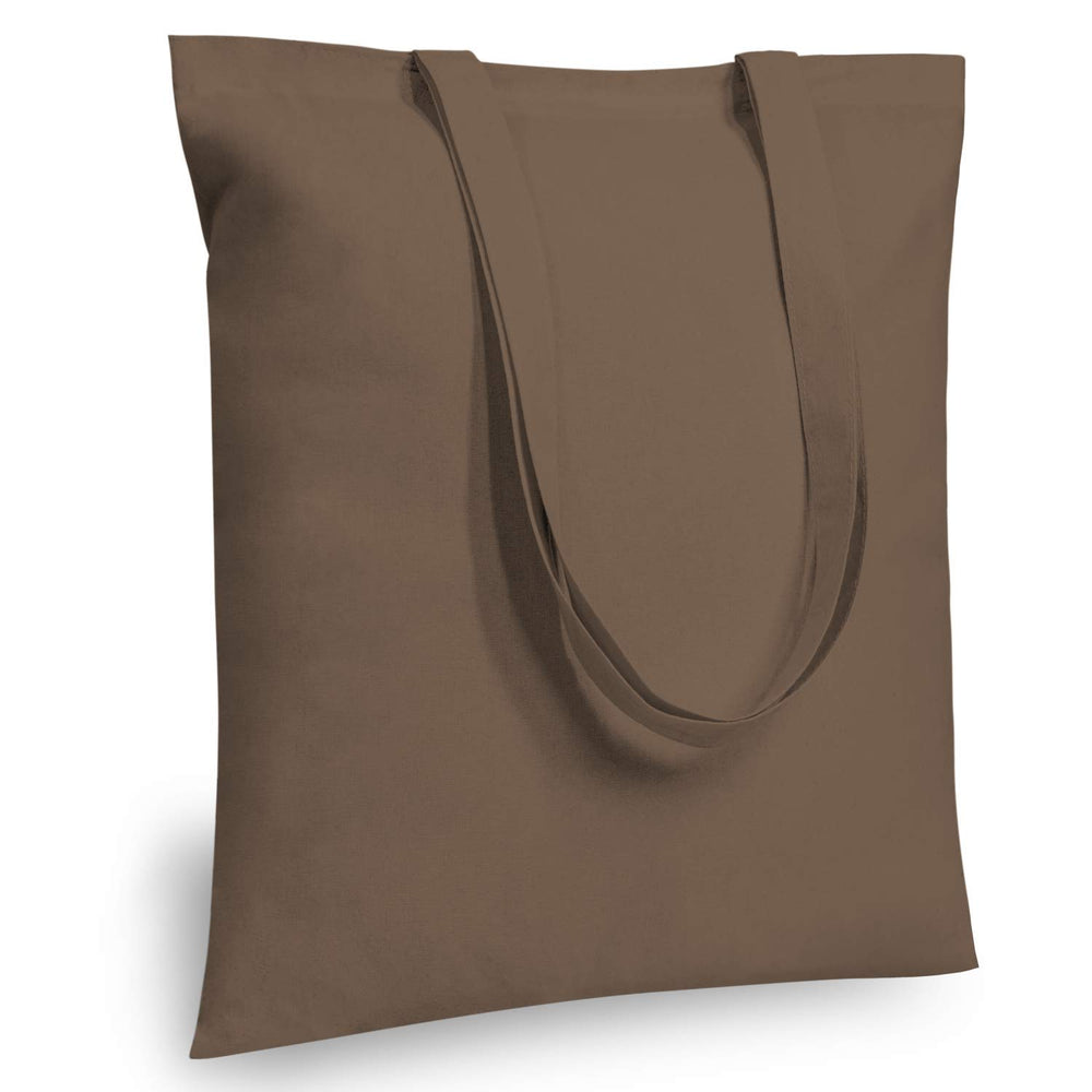 TOPDesign 5 | 12 | 24 | 48 | 192 Pack Economical Cotton Tote Bags, Lightweight Medium Reusable Grocery Shopping Cloth Bags, Suitable for DIY, Advertising, Promotion, Gift, Activity (5-Pack)