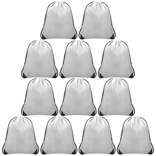 Grneric Drawstring Backpack Bulk 6 PCS, Drawstring Bags String Backpack Cinch Sack Gym Bags for Sport Trip Beach Swimming, 6 Color