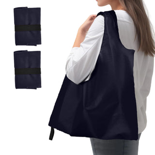 Washable Reusable Grocery Bags, Foldable Reusable Shopping Bags, Polyester Tote, Pocket Size Carrier