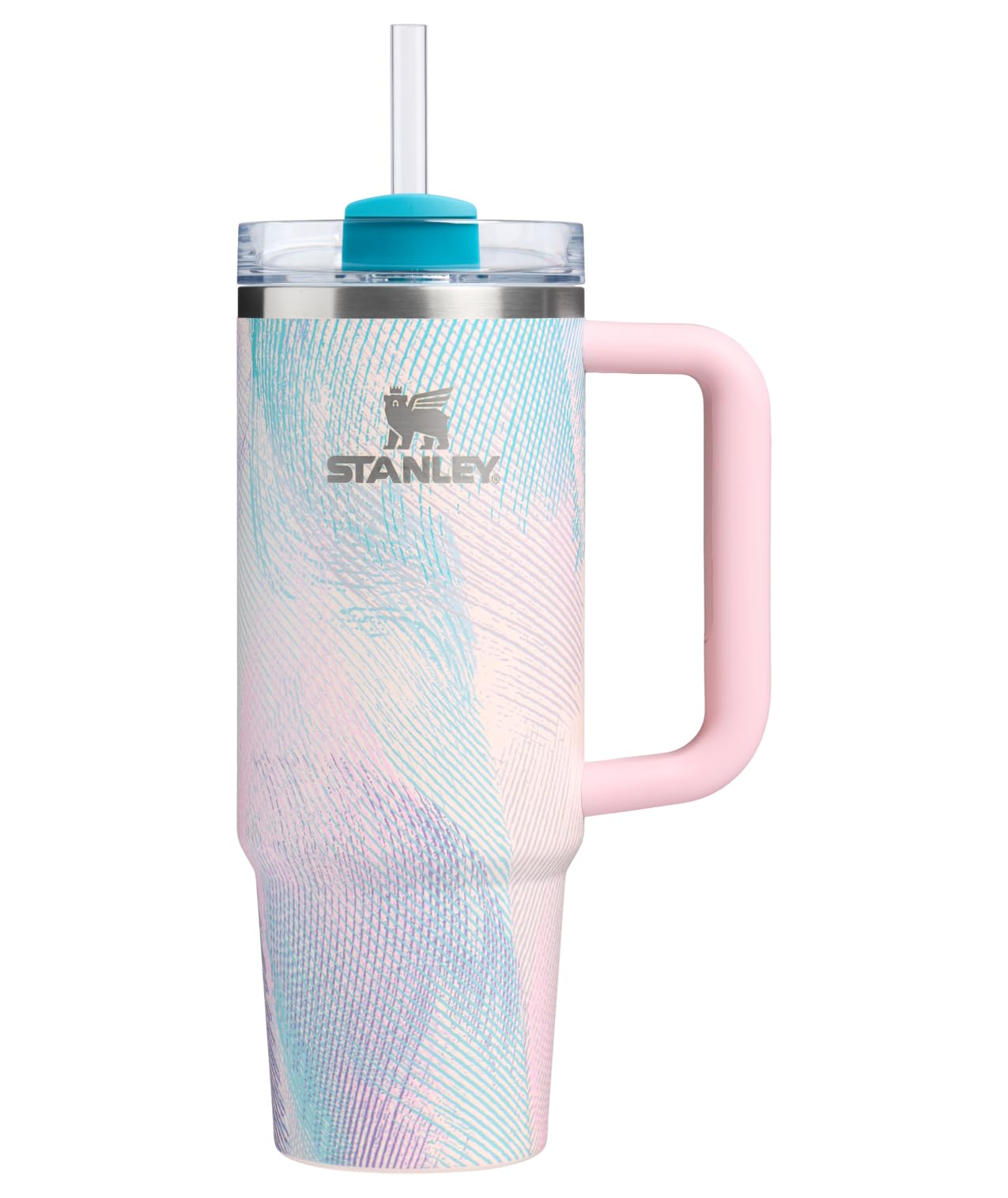 STANLEY Quencher H2.0 Tumbler with Handle and Straw 30 oz | Flowstate 3-Position Lid | Cup Holder Compatible for Travel | Insulated Stainless Steel Cup | BPA-Free | Rose Quartz 2.0