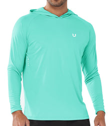 NORTHYARD Men's UPF 50+ Rash Guard Hoodie Long Sleeve Sun Protection Shirt Fishing Swim Beach Hiking Quick Dry Lightweight