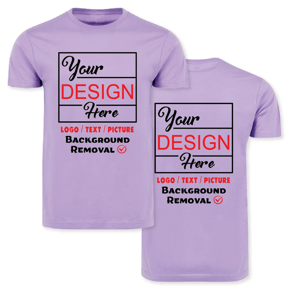 Personalized Image/Text for Your Company/Wedding/Greetings with Digital Printing | Unisex Adult | Custom T-Shirt