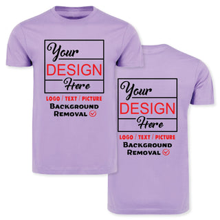 Personalized Image/Text for Your Company/Wedding/Greetings with Digital Printing | Unisex Adult | Custom T-Shirt