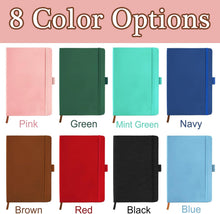 STREADVE Personalized Journal Notebook with Logo Photo Custom Journaling Notebook for Women Men College Ruled Notebooks Design Leather Lined Journals Gift for Work School Business Church