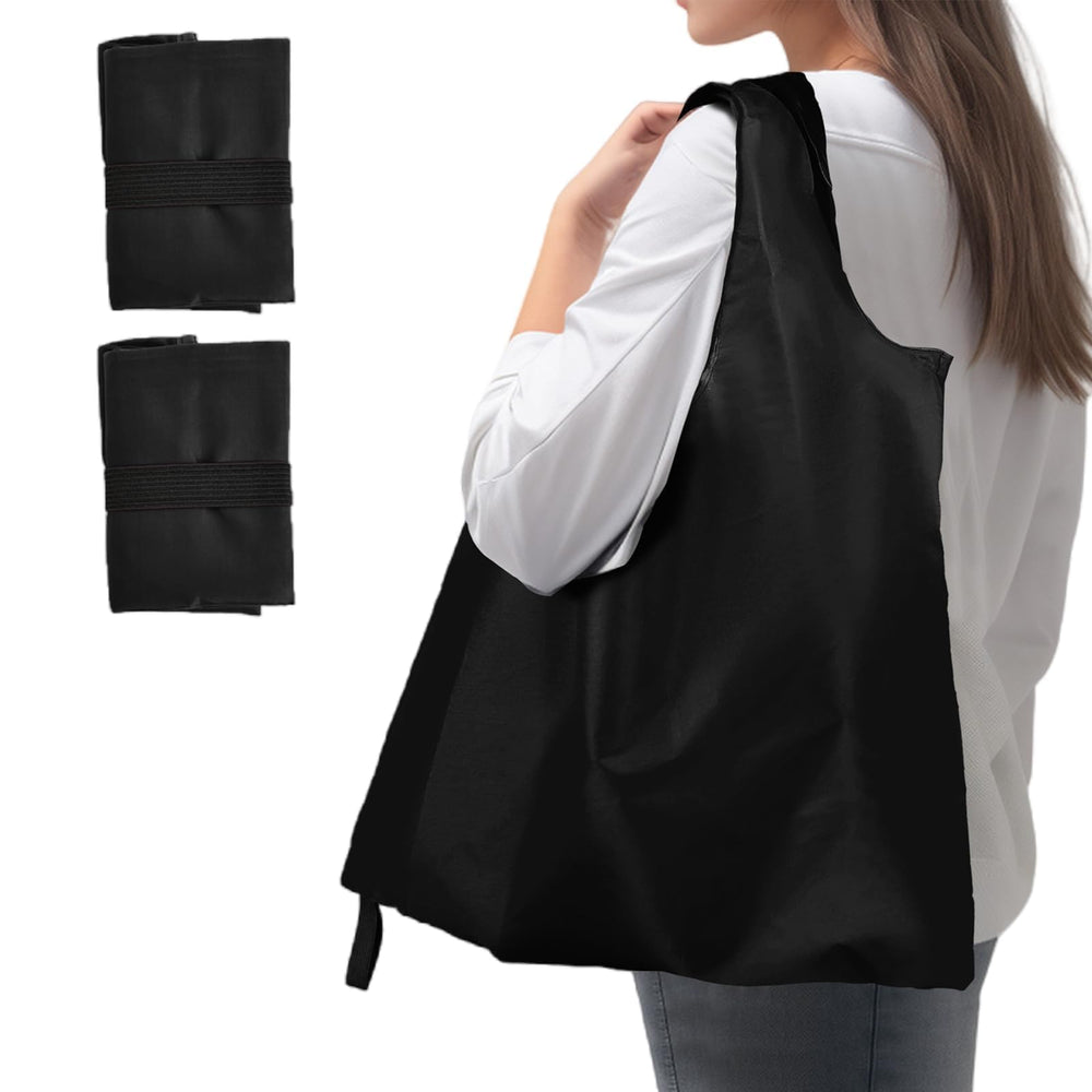 Washable Reusable Grocery Bags, Foldable Reusable Shopping Bags, Polyester Tote, Pocket Size Carrier