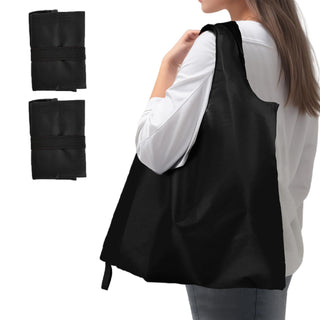 Washable Reusable Grocery Bags, Foldable Reusable Shopping Bags, Polyester Tote, Pocket Size Carrier