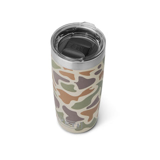 YETI Rambler 10 oz Tumbler, Stainless Steel, Vacuum Insulated with MagSlider Lid, Black Forest Green