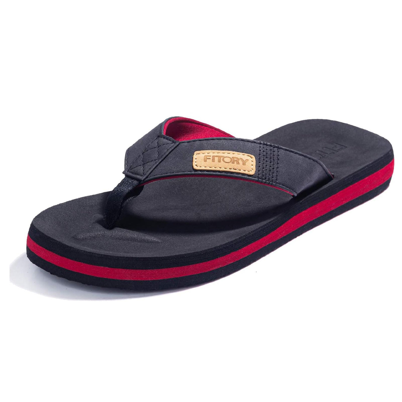 FITORY Men's Flip-Flops, Thongs Sandals Comfort Slippers for Beach