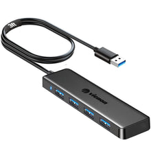 USB 3.0 Hub, VIENON 4-Port USB Hub USB Splitter USB Expander for Laptop, Xbox, Flash Drive, HDD, Console, Printer, Camera,Keyborad, Mouse(Not for Charging)