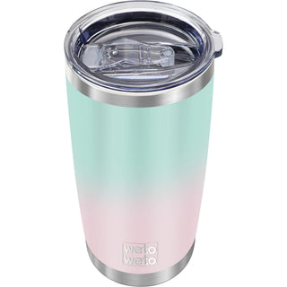 WETOWETO 20oz Tumbler, Stainless Steel Vacuum Insulated Coffee Travel Mug, Double Wall Powder Coated Insulated Coffee Mug Travel Mug with Lid Thermal Cup for Outdoor (Navy Blue, 1 Pack)