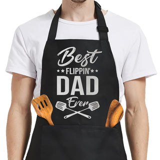 SANDJEST Funny Mens Aprons with Pockets for BBQ Grilling Cooking Grandpa Husband Apron for Birthday Christmas Father's Day