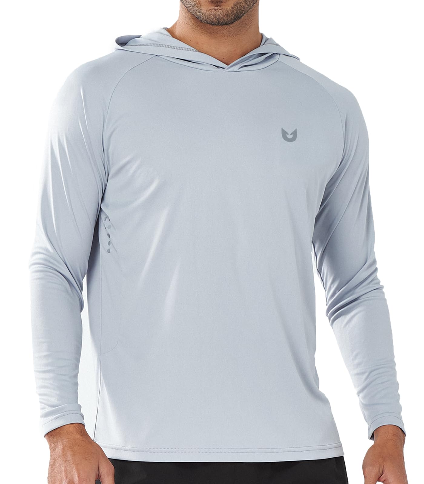 NORTHYARD Men's UPF 50+ Rash Guard Hoodie Long Sleeve Sun Protection Shirt Fishing Swim Beach Hiking Quick Dry Lightweight
