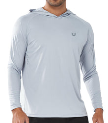 NORTHYARD Men's UPF 50+ Rash Guard Hoodie Long Sleeve Sun Protection Shirt Fishing Swim Beach Hiking Quick Dry Lightweight