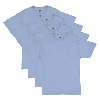 Hanes Men's Short Sleeve T-Shirt Pack, Big & Tall, Crewneck Cotton T-Shirts for Men, Value Packs