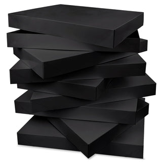 MUMULULU 8 PCS Kraft Paper Gift Boxes with Lids Sizes 11'' x 7.48'' Brown Boxes for Birthdays Graduations Christmas Weddings Baby Showers