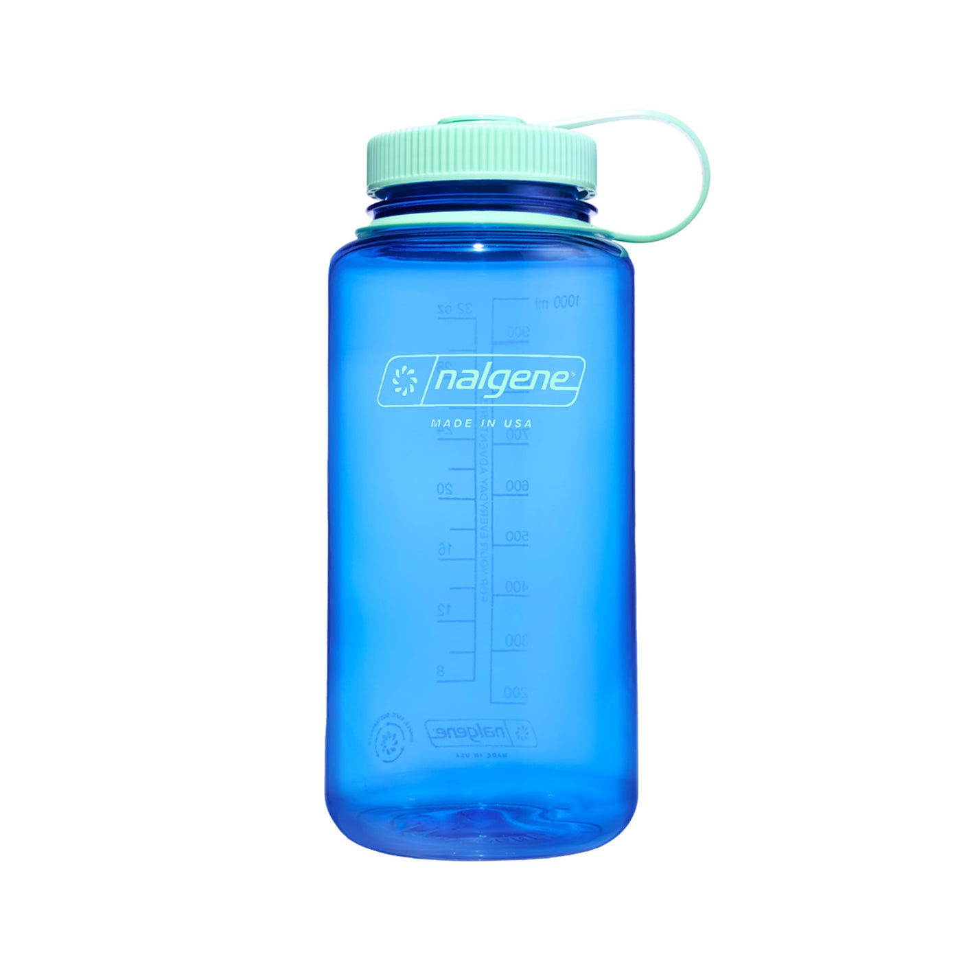 Nalgene 32 oz Wide Mouth Water Bottle | BPA-Free, Durable & Leak Proof, Lightweight Bottle for Hiking & Gym, Work & Travel