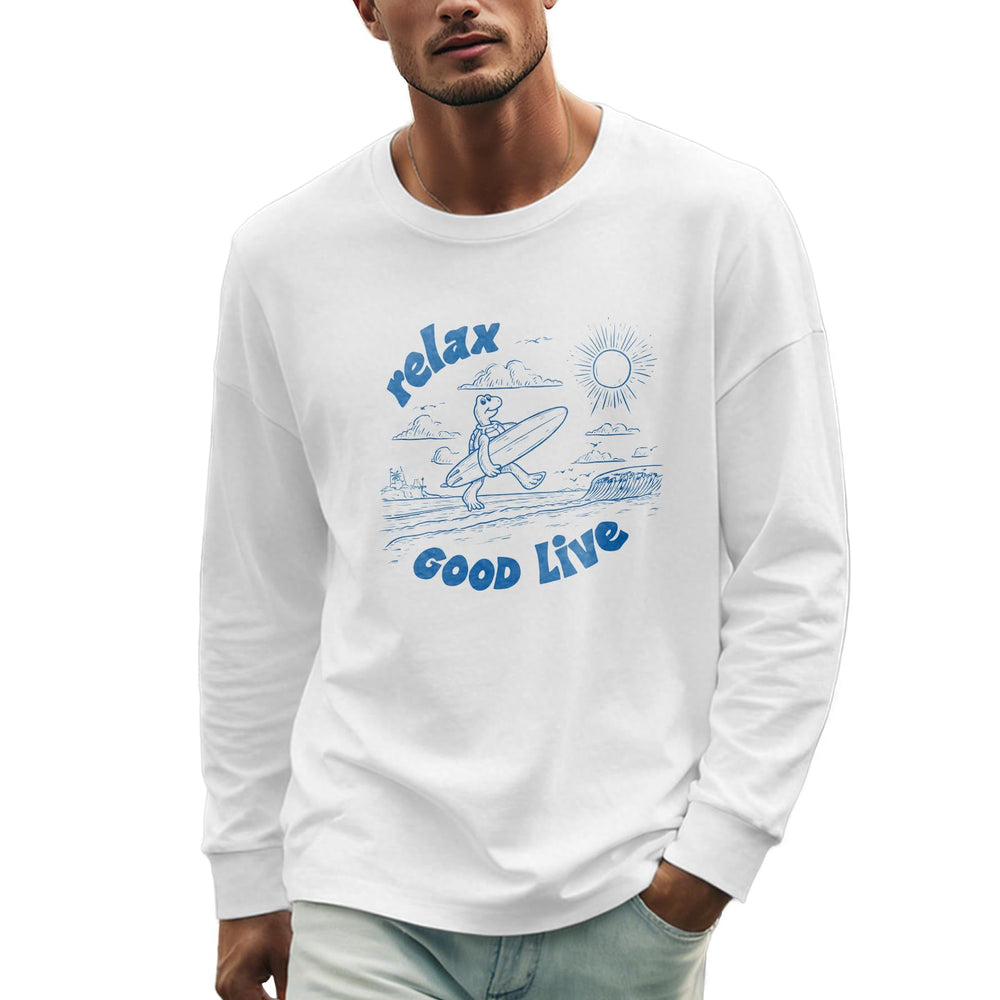 domirica Oversized Solid Cotton Blend Graphic Mens Hoodies Pullover Crewneck Long Sleeve Loose Fit Soft Sweatshirts