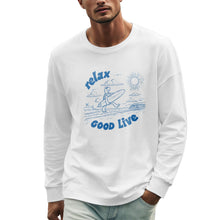 domirica Oversized Solid Cotton Blend Graphic Mens Hoodies Pullover Crewneck Long Sleeve Loose Fit Soft Sweatshirts