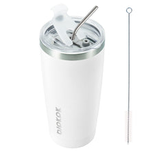 BJPKPK 30oz Stainless Steel Tumbler Color Block Insulated Tumblers Cup with Lid and Straw, Double Walled Travel Coffee Mug,Mint