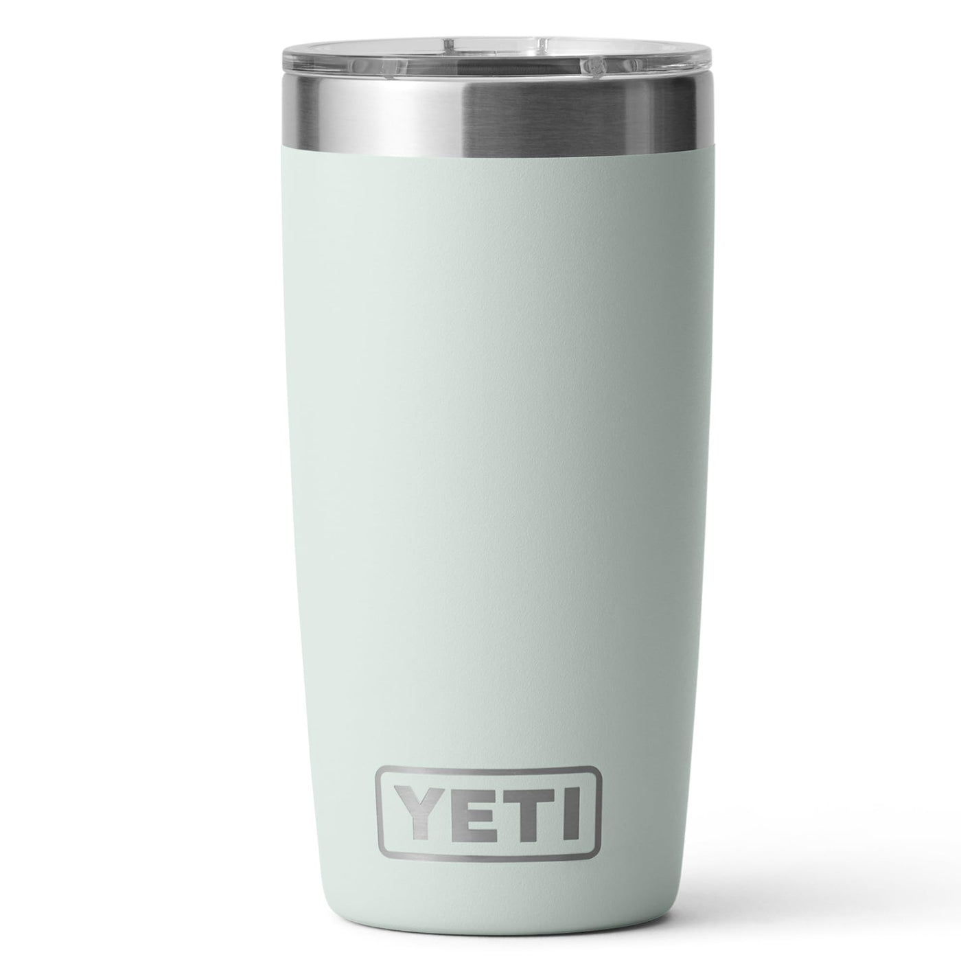 YETI Rambler 10 oz Tumbler, Stainless Steel, Vacuum Insulated with MagSlider Lid, Black Forest Green