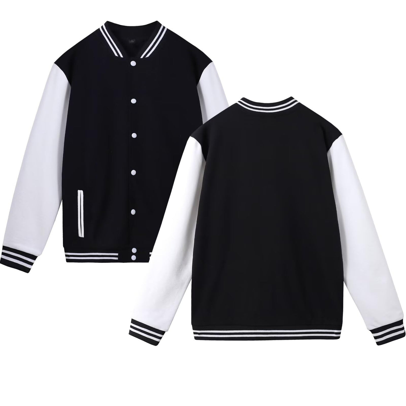 babyhealthy Women's Men's Varsity Baseball Jacket Casual Letterman Bomber Jacket Windbreaker Lightweight Jacket Coat