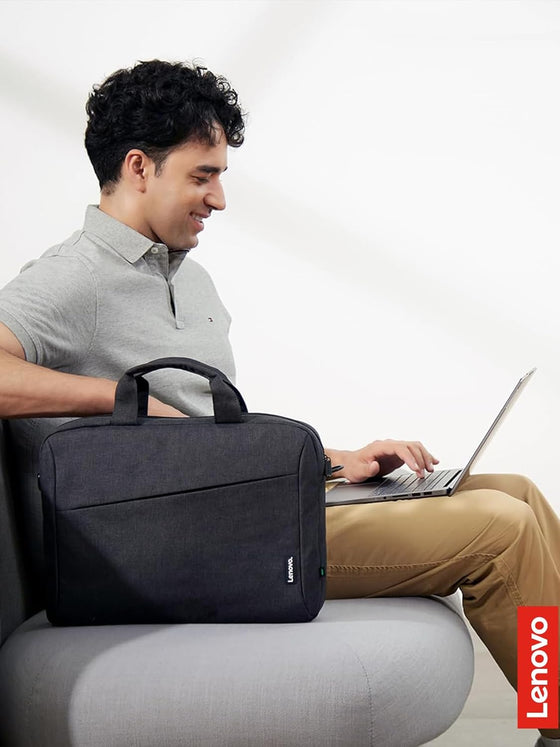 Lenovo Laptop Bag T210, Messenger Shoulder Bag for Laptop or Tablet, Sleek, Durable & Water-Repellent Fabric - hover image