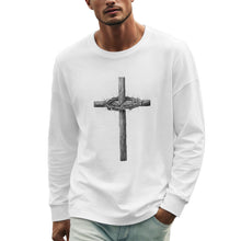 domirica Oversized Solid Cotton Blend Graphic Mens Hoodies Pullover Crewneck Long Sleeve Loose Fit Soft Sweatshirts